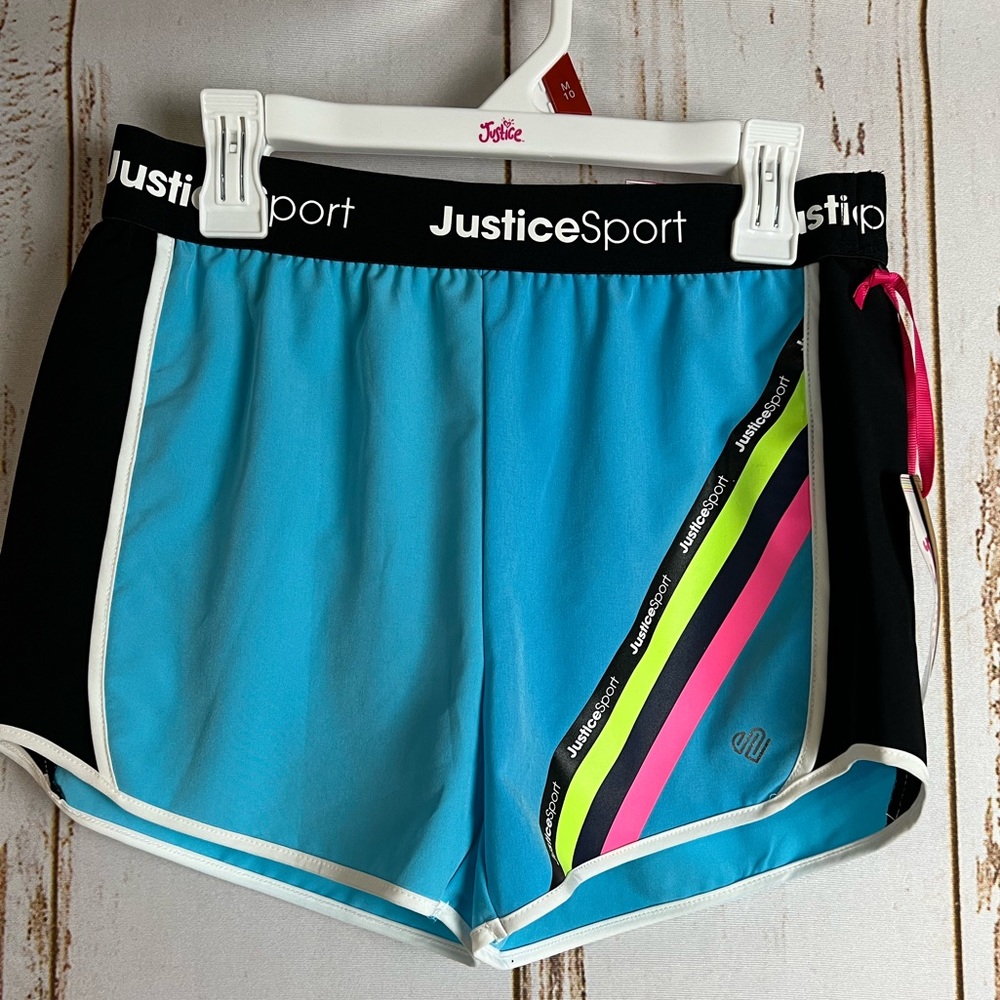 NWT JUSTICE SPORT SHORTS
